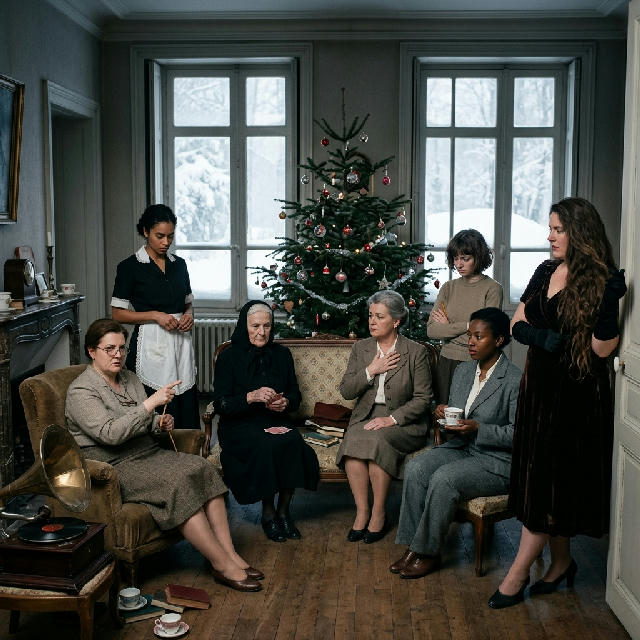 Huit femmes, un Noël sous la neige